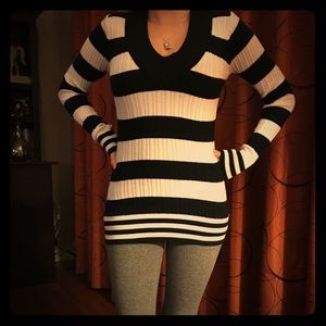 Black & White striped sweater
